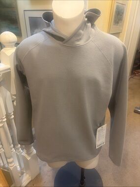 lululemon athletica Light Gray Textured Pullover Hoodie